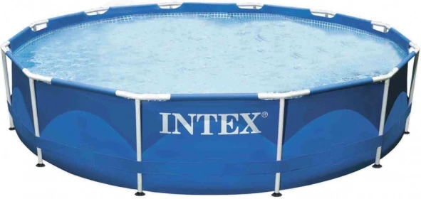 Zahradní bazén s kovovým rámem 3,66 × 0,76 m