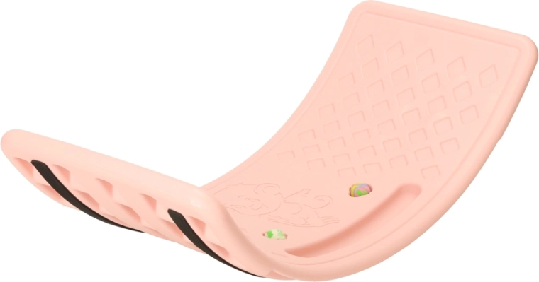 Růžová balanční houpací deska pro děti 67 × 27,5 cm