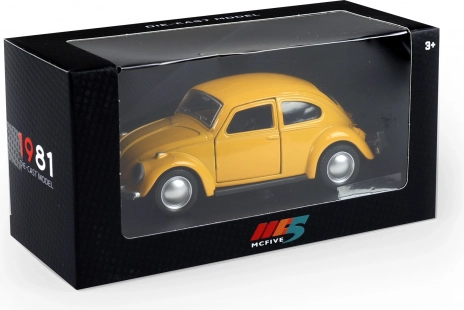 Kovové modelové autíčko 1:36 se zpětným natahováním, otevírací dveře (11 cm)