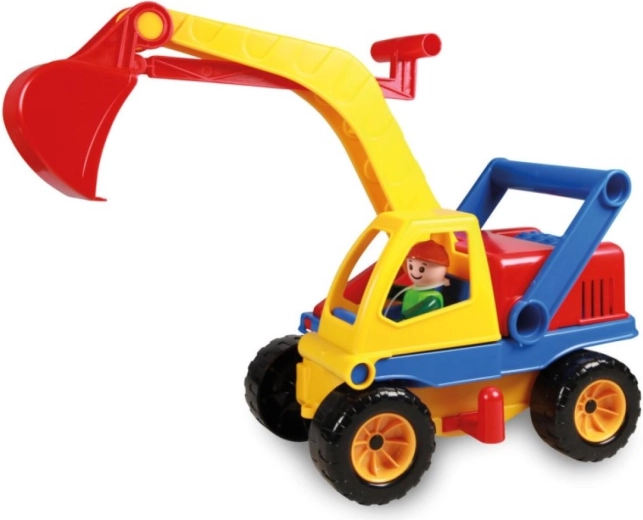 LENA Aktivní plastový bagr s řidičem 35 cm