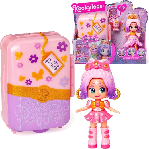 KookyLoos Dreamy Blossom kufřík s figurkou a doplňky