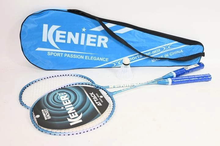 Kenier badmintonová sada modrá s košíčkem