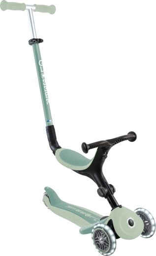 Globber go-up active lights ecologic 3v1 pistáciová