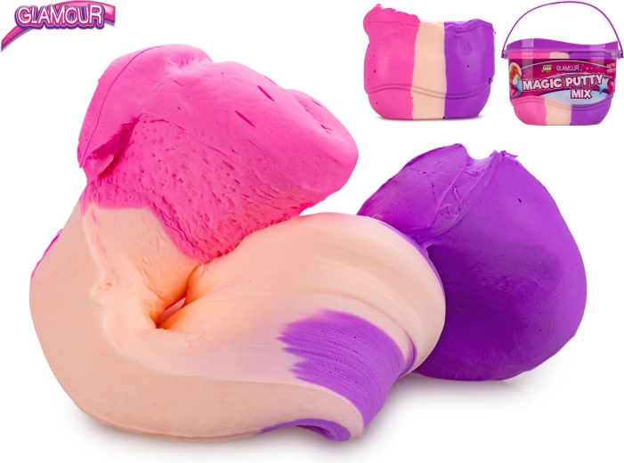 Glamour magická modelovací hmota 3 barvy v kyblíku