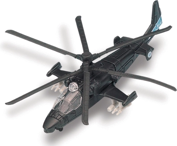 Maisto Fresh Metal Tailwinds KA-52 Alligator matně černý model letadla