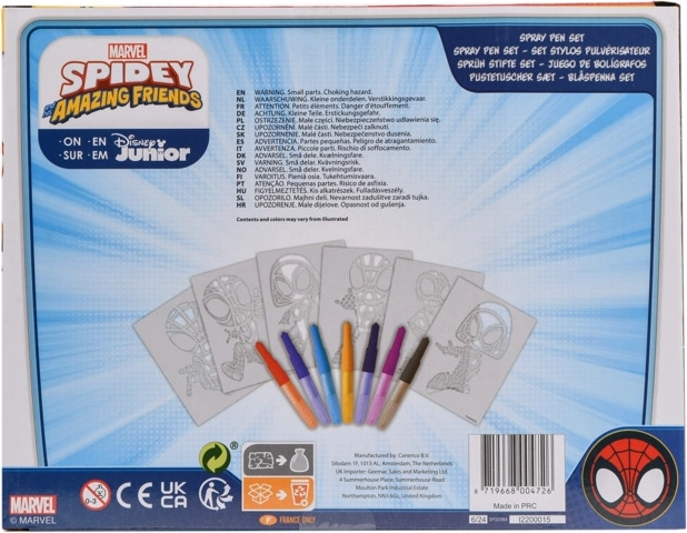 Šablony s hrdiny ze světa MARVEL Spidey