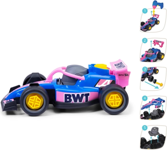 Závodní auto připravené k jízdě