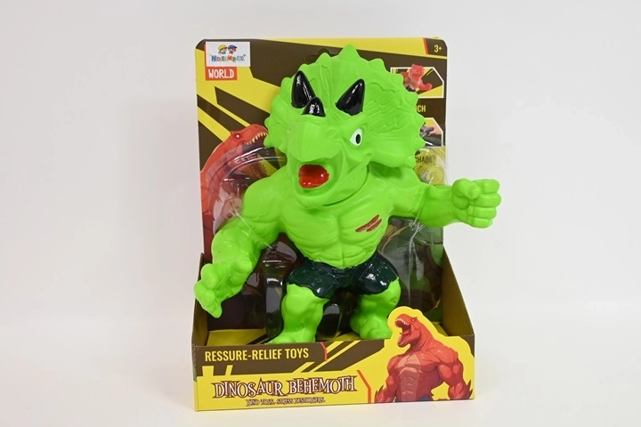Behemoth měkká figurka dinosaura triceratopse zelená