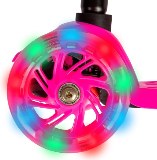 LED kolečka pro viditelnost a zábavu