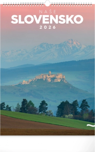 Nástěnný kalendář Naše Slovensko 2026