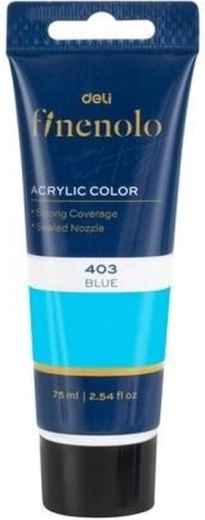 Akrylová barva světle modrá 75 ml