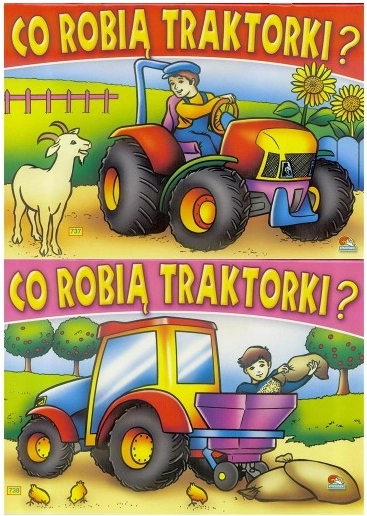 Omalovánka Co robią traktorki