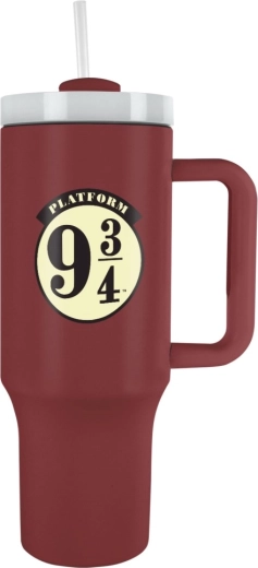 Harry Potter cestovní hrnek s brčkem Nástupiště 9 a 3/4, 1150 ml