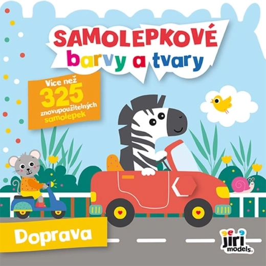 Samolepková knížka barvy a tvary pro nejmenší – Doprava