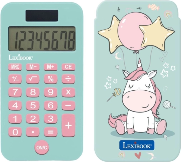 Kapesní kalkulačka s motivem jednorožce LEXIBOOK