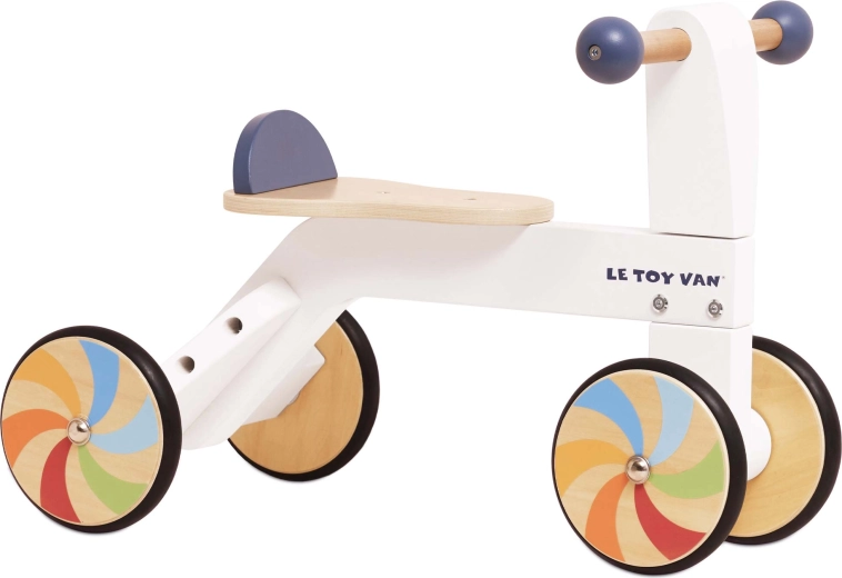 Dřevěné odrážedlo s duhovými koly Le Toy Van