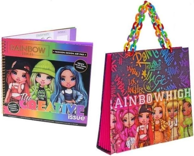 Rainbow High kreativní módní sada na navrhování trička