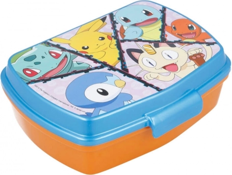 Svačinový box Stor Pokémon 750 ml oranžovo-modrý