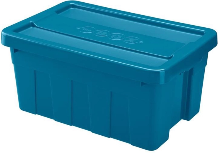 Plastový úložný box s víkem HEIDRUN 45 l