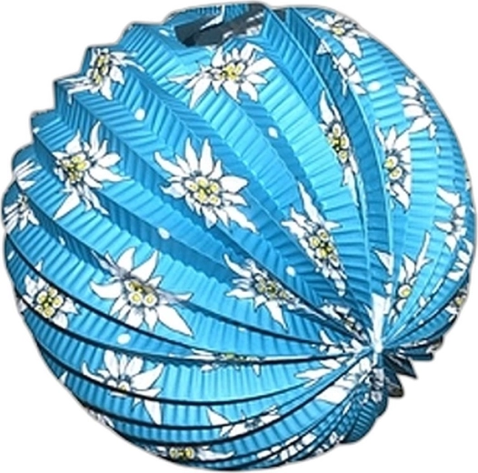 Papírový lampion koule 25 cm - 1 kus