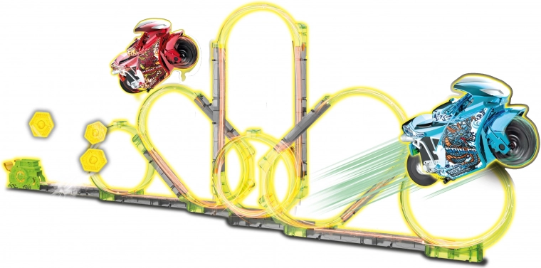 Spin and Build super dráha s dvěma motorkami