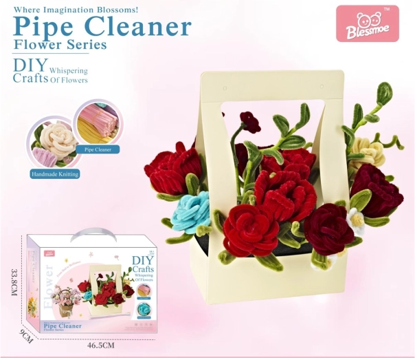 Kreativní sada DIY kytice květin pro děti