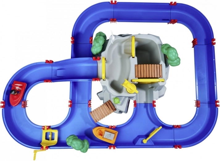 Velký set se 69 díly, 2 loděmi a 3 figurkami