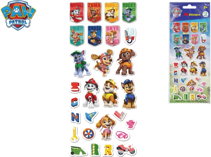 Sada 3D samolepek Paw Patrol