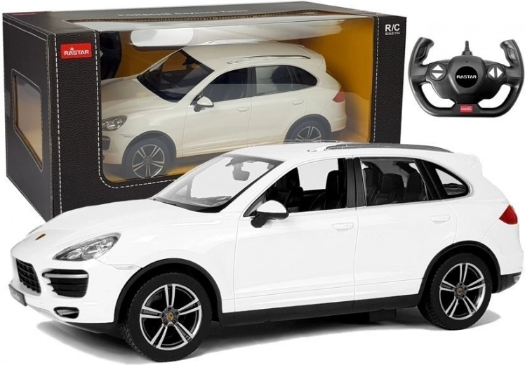 Rc auto porsche cayenne 1:14 bílé
