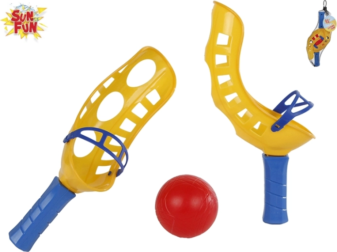 Lapače s míčkem Sun Fun – házecí a chytací hra pro děti