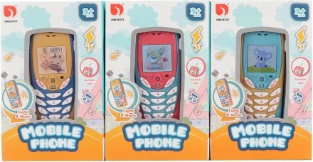 Dětský mobilní telefon na baterie