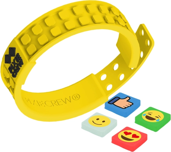 Pixie Crew kreativní náramek Emoji žlutý