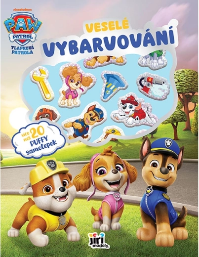 Veselé vybarvování se super samolepkami Tlapková patrola