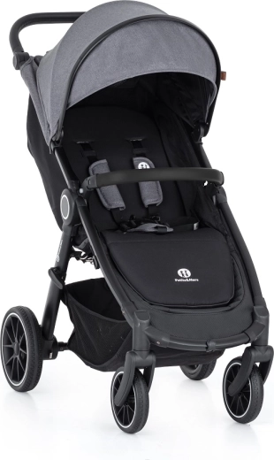 Petite&Mars sportovní kočárek Street+ rws black ultimate grey