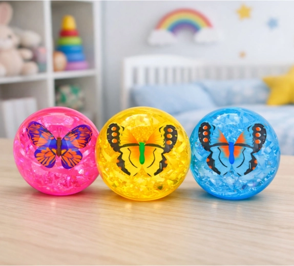 Záblesky barev při každém odrazu