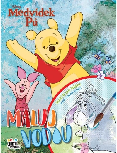 Maluj vodou A4 Medvídek Pú