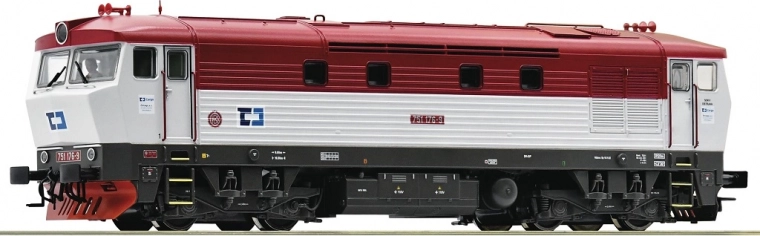 Roco dieselová lokomotiva 751 „Bardotka“ ČD Cargo, digitální se zvukem (H0)