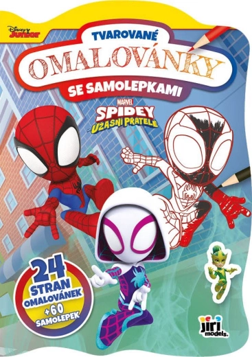 Omalovánka tvarovaná Spidey