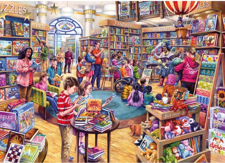 Puzzle Obraceči stránek XL 500 dílků GIBSONS