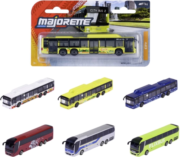 Kovový model autobusu MAN City - 1 kus