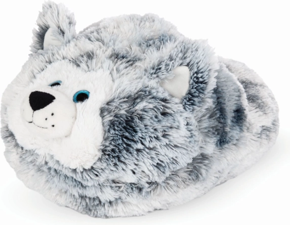 Cozy Noxxiez hřejivý plyšový pantofel husky