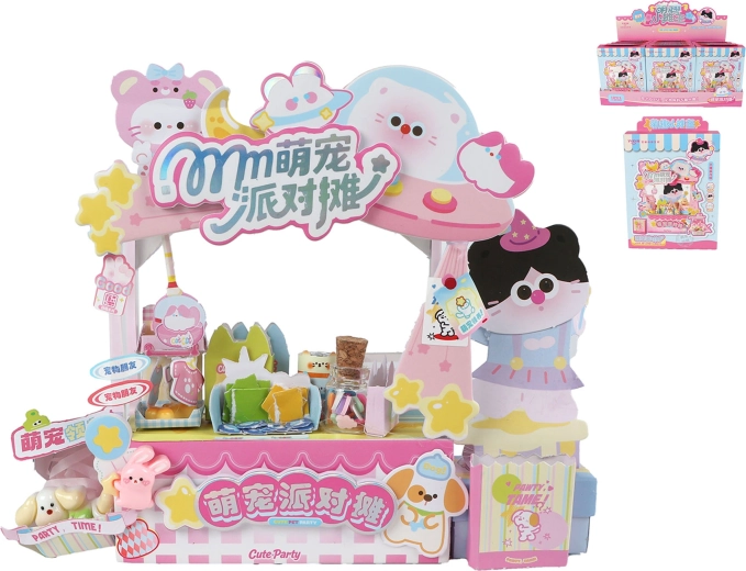 Stánek se zvířátky kawaii 15,5 cm - 1 kus