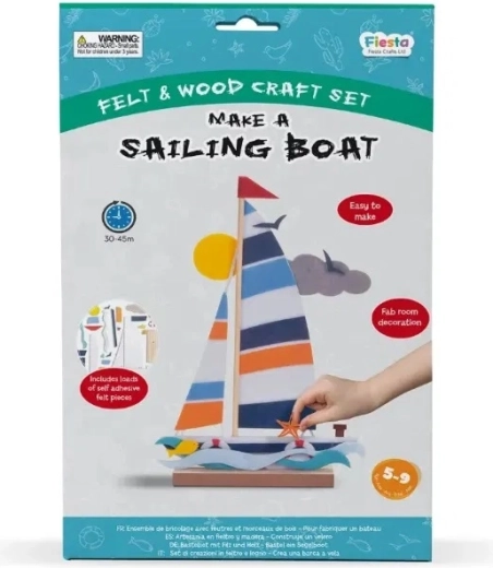 Fiesta Crafts 3D skládačka – kreativní sada plachetnice