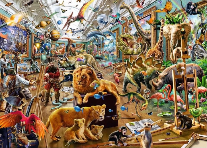 Ravensburger puzzle Chaos v galerii 1000 dílků