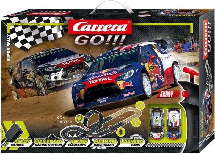 Závodní dráha CARRERA GO!!! Super Rally 4,9 m