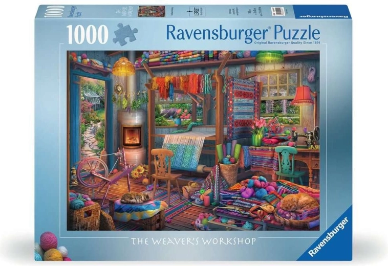 Ravensburger Puzzle tkalcovská dílna 1000 dílků
