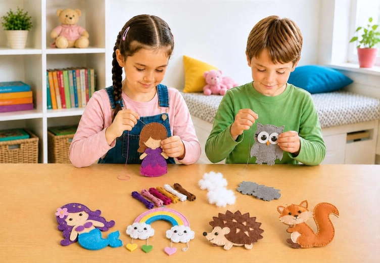 6 pohádkových postaviček k ušití