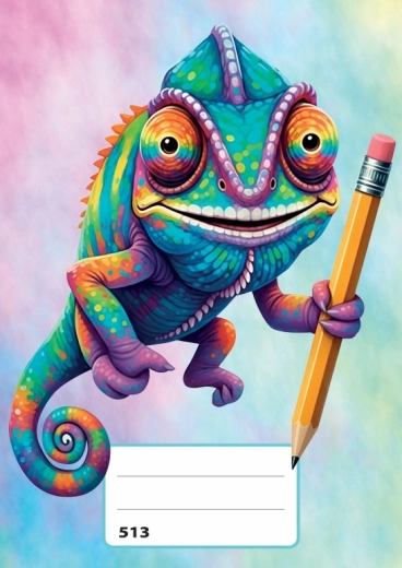 Sešit A5 linkovaný Chameleon - 1 kus