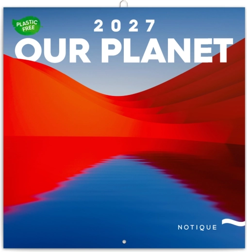 Notique poznámkový kalendář Naše planeta 2027 30 × 30 cm plastic free