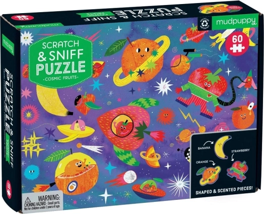 Mudpuppy puzzle vesmírné ovoce s vůní 60 dílků